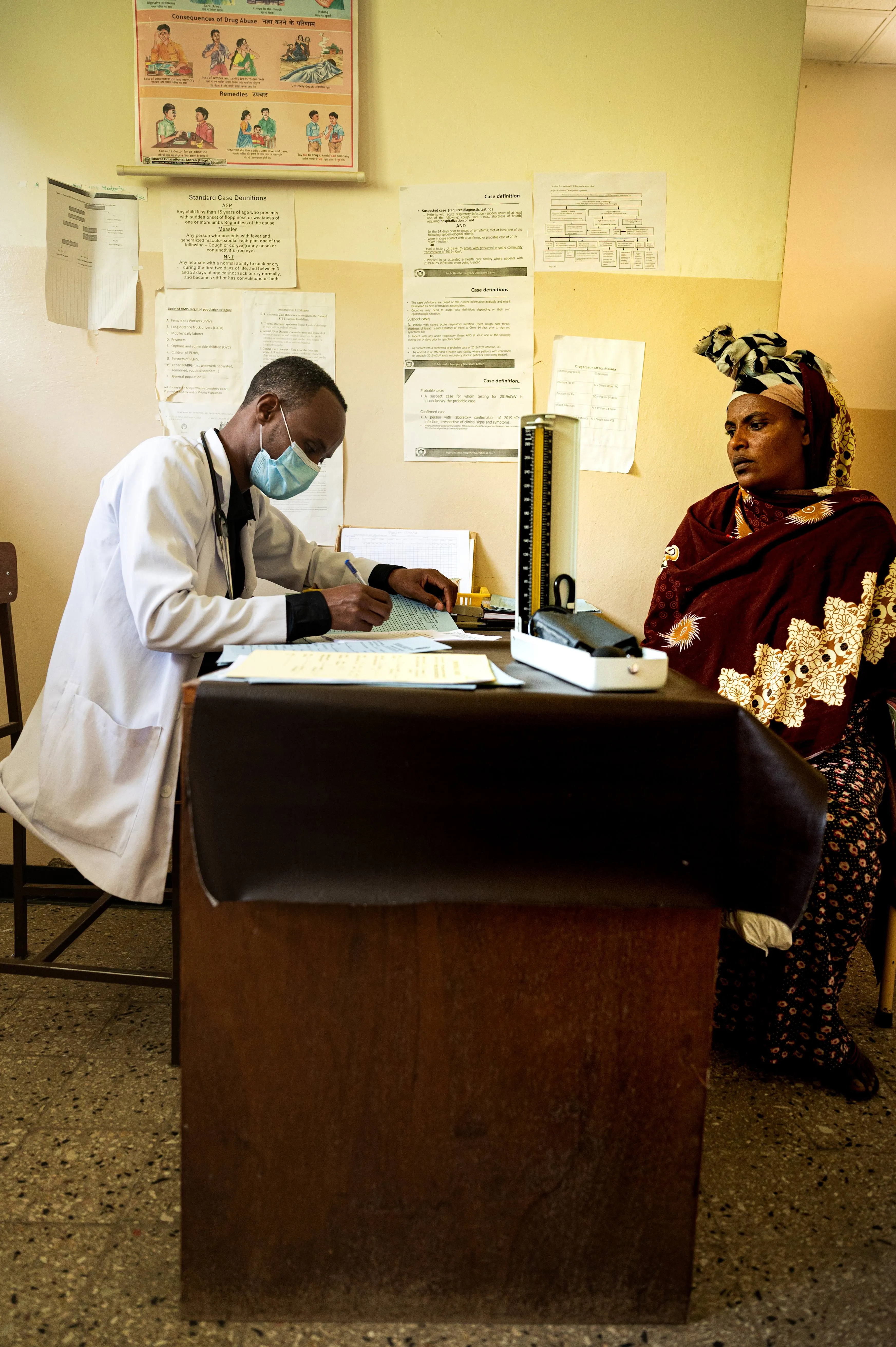 The nursing sisters of the Weragu mission at work